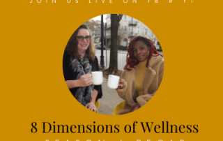 Women Connected in Wisdom Podcast Shannon & Christine with white coffee mugs